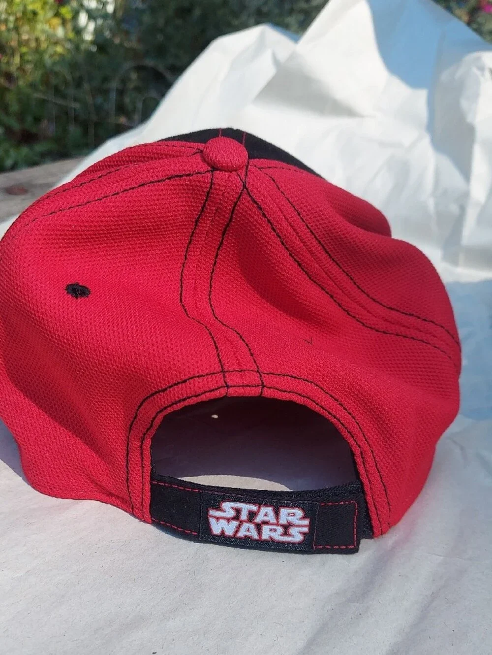 Star Wars Red and Black Logo Cap